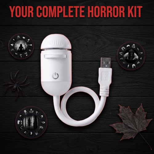 Halloween Nightmare Projector Seamless Blackout Projection，1pc | Halloween Nightmare Slides Easy USB Plug-In Design