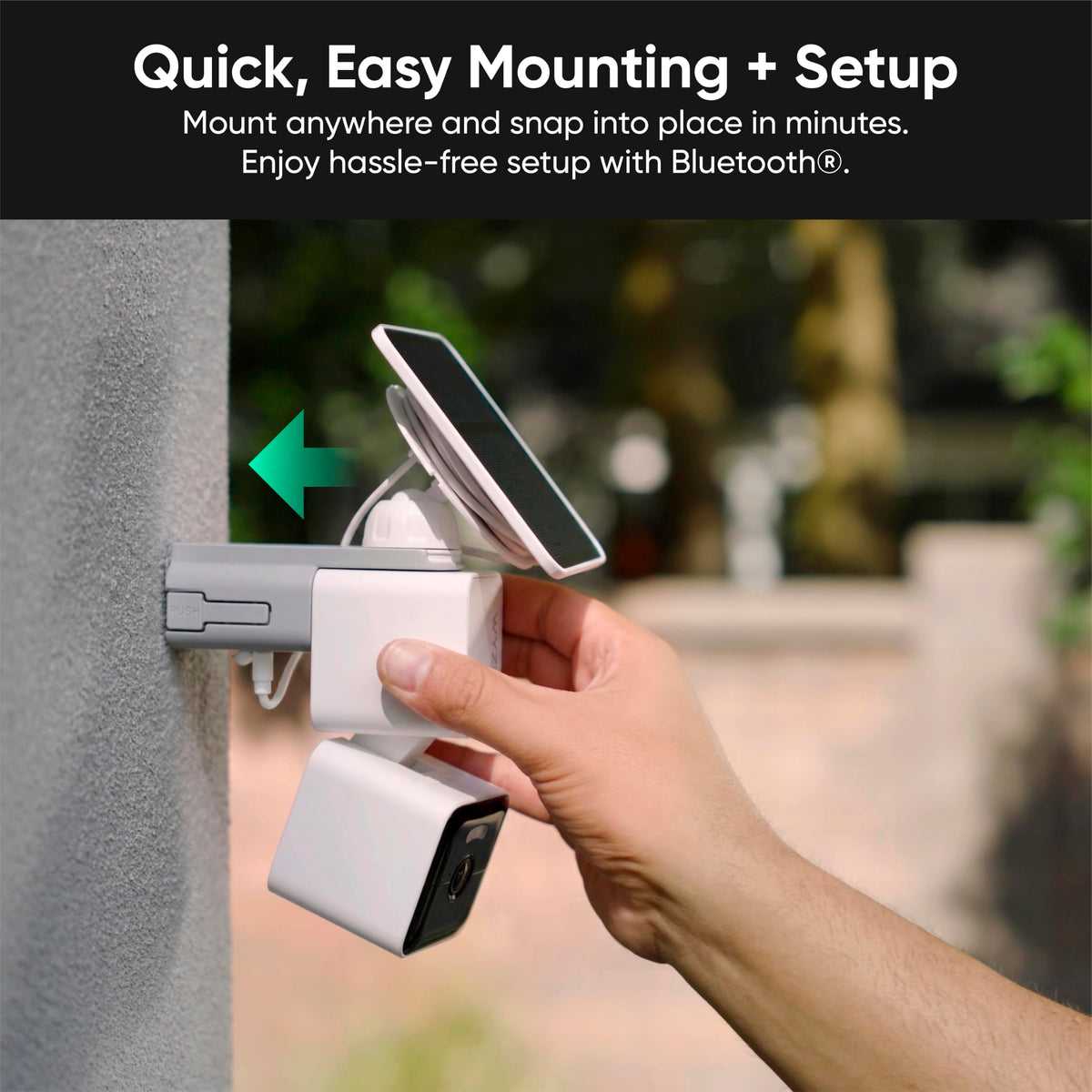 WYZE Solar Cam Pan, 2K Security Cameras Wireless Outdoor, Battery Powered | 360° Pan-Tilt, Battery Powered, 2.4 GHz Wi-Fi camera, AI motion detection, Color night vision, Cameras for home security