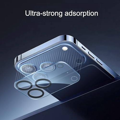 Ailun 3 Pack Camera Lens Protector for iPhone 17 Pro Max, Tempered Glass | Tempered Glass, Ultra HD, Anti-Scratch, Case Friendly