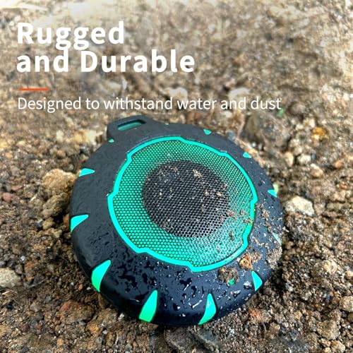 HEYSONG Bluetooth Shower Speaker, IP67 Waterproof, Portable, Clear Sound | Small, Floats on Water, Dustproof, Durable, for Pool, Beach, Kayak & Paddle Board, Gift for Teen Boys & Girls
