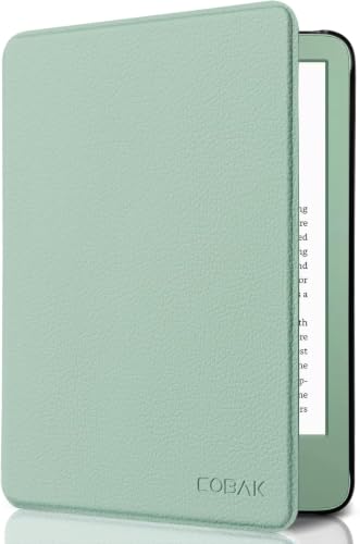 CoBak Case for 6" Kindle Basic 11th Gen 2024/2022, Sage | Auto Sleep and Wake, Lightweight , Slim, Premium Protective Case for Amazon Kindle Basic 11th Gen 6 Inch