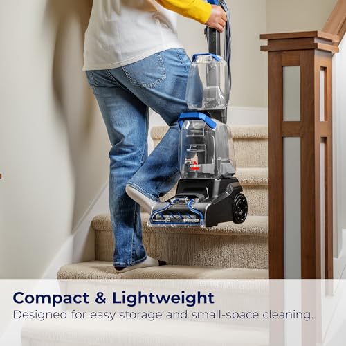 BISSELL TurboClean PET, Upright Carpet & Upholstery Cleaner, 3948 | TurboClean technology for powerful pet hair and stain removal; upright design for full-room carpet care