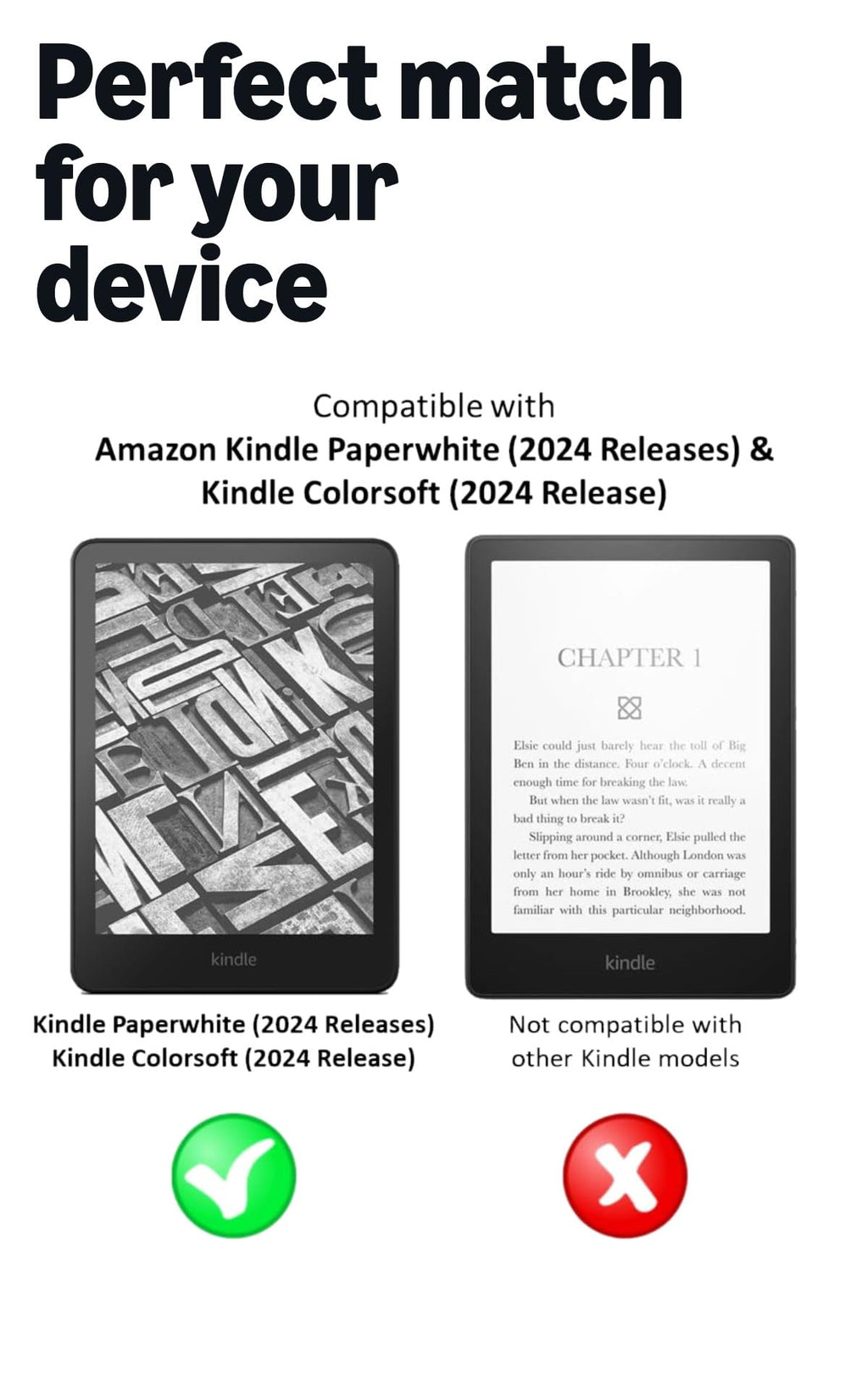 Antiglare Screen Protector (2 Pack), for Amazon Kindle Paperwhite (2024 Releases) and Kindle Colorsoft