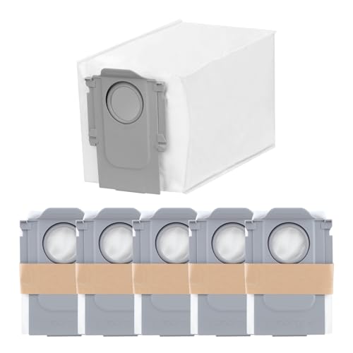 roborock 6 Packs Disposable Dust Bags for Saros 10R, Saros Z70, Saros 20, Qrevo Edge 3 Pro, QV 35A, Qrevo CurvX, Qrevo Curv 2 Flow, Qrevo S Pro, Qrevo 2 Pro, Saros 20 Sonic, S8 Max Ultra & RDS