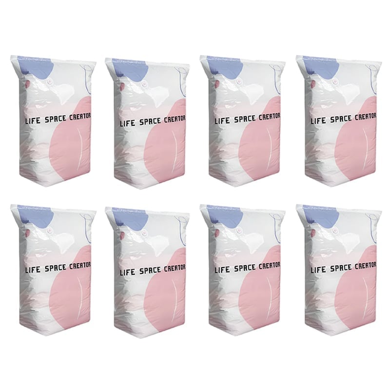 No-Pump Vacuum Storage Compression Bags