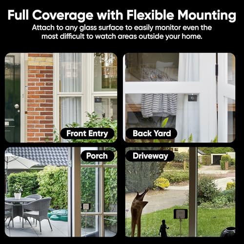 WYZE Window Camera, WiFi Indoor Security Cam, Anti-Glare Color Night Vision