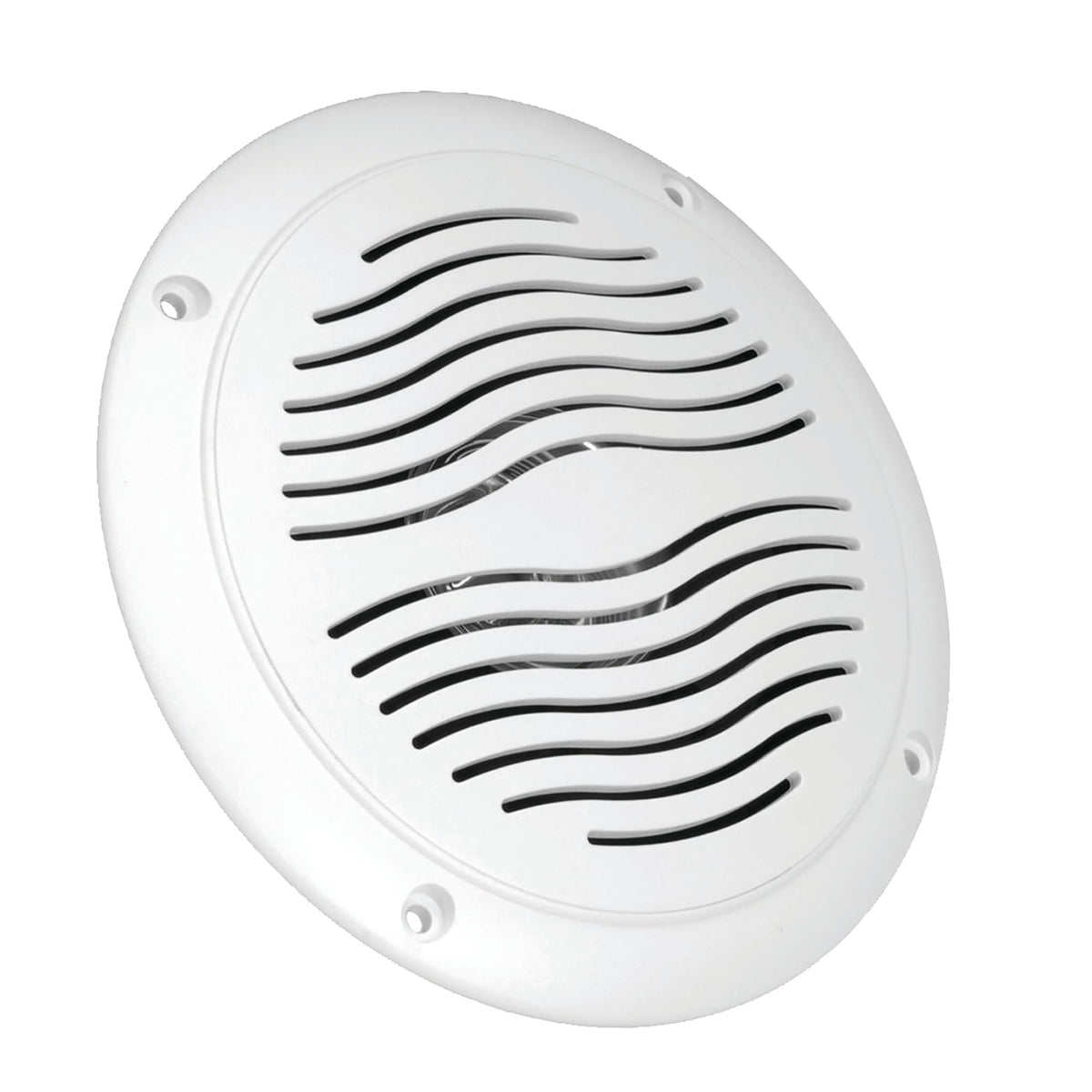 Magnadyne 5-inch Water Resistant Outdoor Speakers, Dual Cone, 25W Peak Power, Marine and RV Compatible (White)