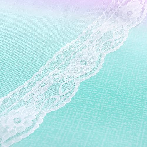 XiDi Curtains for Girls Bedroom Decor, Rainbow Blackout Curtains for Kids/Little Girl Room Decor, Unicorn Wall Decals,Pink Purple Green,63 x 34 inches,1 Panel
