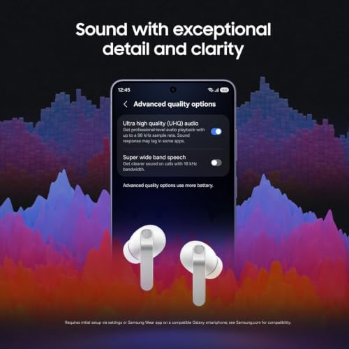 Samsung Galaxy Buds 4 Pro (2026) AI True Wireless Bluetooth Earbuds, Black | Hi-Res Audio, 2-Way Speaker, ANC 2.0, Optimized Comfort, IP57, Live Translation [US Version, 2 Yr Warranty]