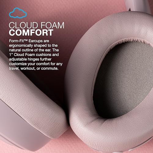 JLab JBuds Lux ANC Wireless Over-Ear Headphones, Mauve