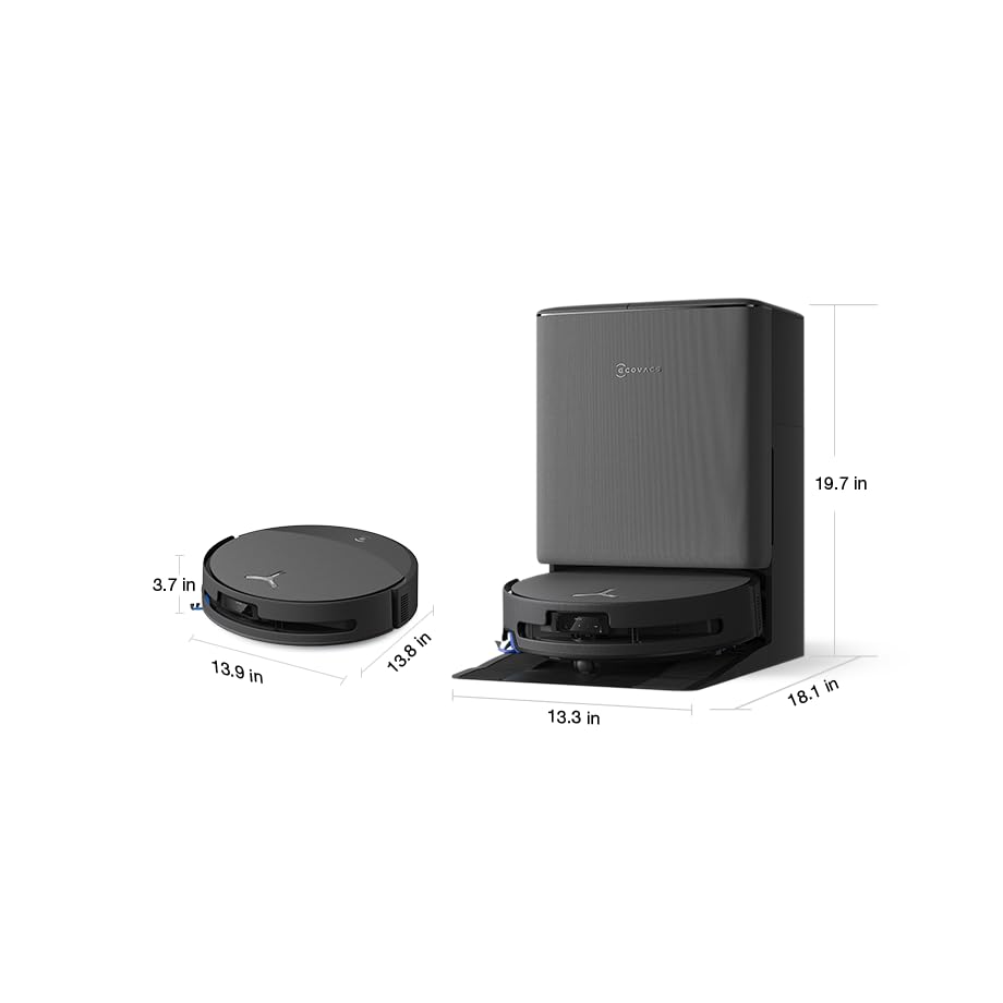ECOVACS DEEBOT T90 PRO Omni Robot Vacuum and Mop, 30000Pa Blast Suction | TruEdge Instant Self-Cleaning OZMO Roller, PowerBoost Charging, Triple Lift Carpet Care, ZeroTangle for Pet Family,YIKO Agent