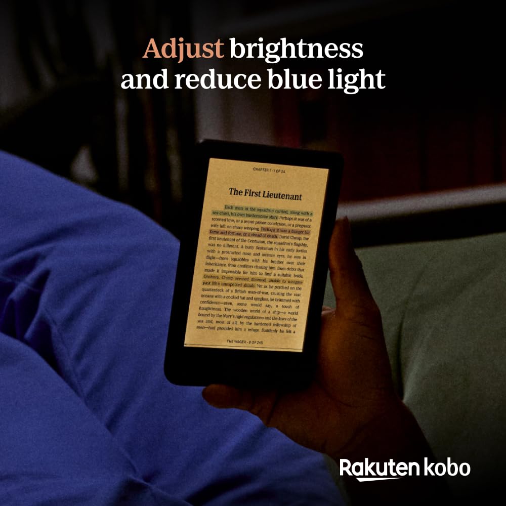 Kobo Clara Colour | Colour eReader | 6” Glare-Free Colour E Ink Kaleido™ 3 Display | Dark Mode Option | Waterproof | Audiobooks | 16GB of Storage | White