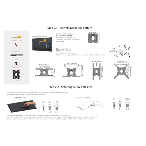 Amazon Basics Full Motion Articulating TV Wall Mount, with Swivel and Tilt, for 26" to 55" TVs and Flat Panels up to 80 Lbs, VESA Compatible, Single Stud, Black