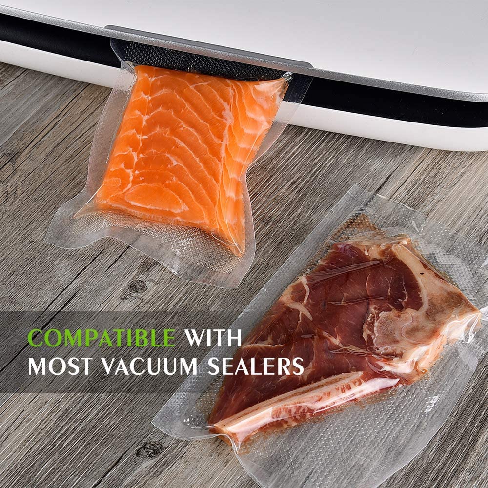 Vacuum Sealer Bags For Food 6 Pack, Kitchen Essentials, Sandwich Bags | (3 Rolls 11"x20'+3 Rolls 8"x20')Commercial Grade, BPA Free, Freezer Bags, Sous Vide Cooking, Puncture Prevention, Snack Bags
