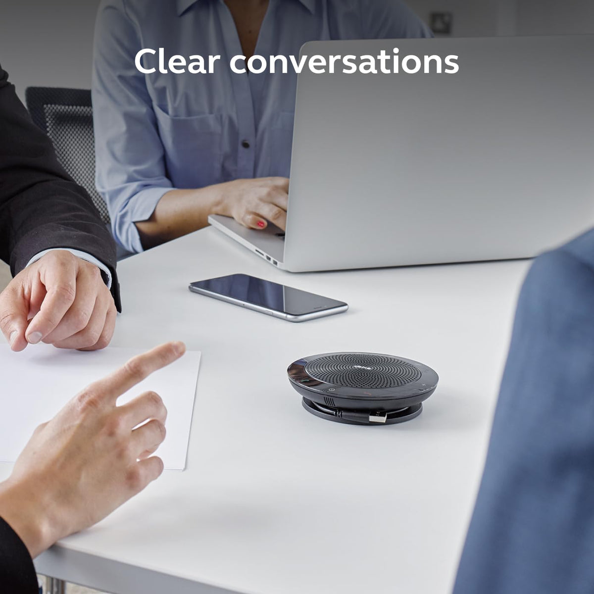 Jabra Speak 510 (2025 Edition) Portable USB Bluetooth Speaker, Black | Portable Speakerphone, USB or Bluetooth, Crystal-Clear Sound, Works with Microsoft Teams, Google Meet, Zoom