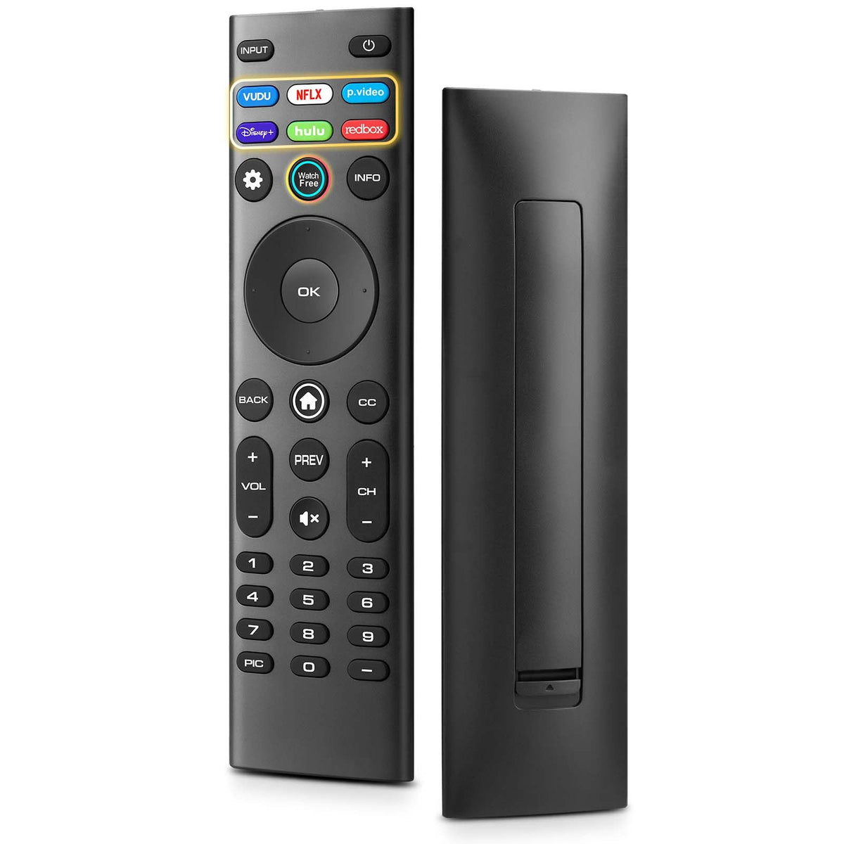 for VIZIO Smart TV Remote Replacement,Universal Control XRT140 for VIZIO TV | Universal remote for all VIZIO TVs. Works with XRT140/136/135/510/500. SmartCast home, no setup, AAA. Durable ABS, safe.