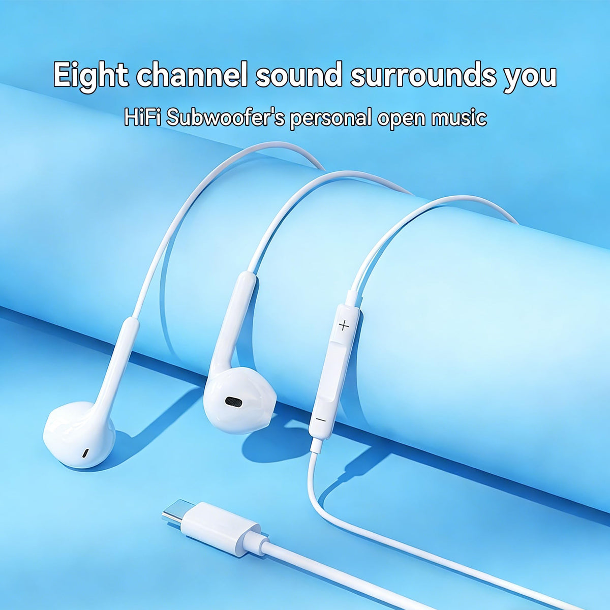 2 Packs USB C Headphones for iPhone 18/17/16/15 Pro Max Plus Type C Earphones with Microphone & Remote Noise Cancelling for iPhone 18 17 16 15 Pro Max Plus,iPad,Galaxy S26/S25/S24/Ultra Note 10/20