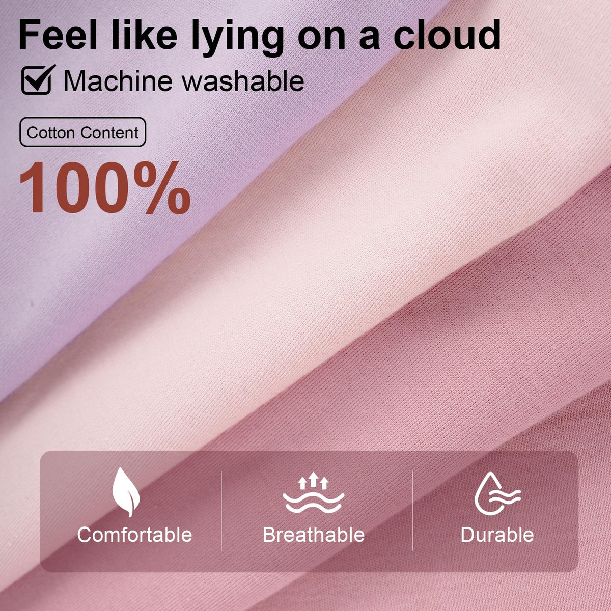 Baby Sleep Sack 0-6 Months, 100% Cotton Wearable Blanket, 0.5 Tog, 3 Pack | Lightweight Infant Sleeping Bags, for Newborn Toddler, 2-Way Zipper for Easy Change, Soft and Breathable,Baby Sleep Essential