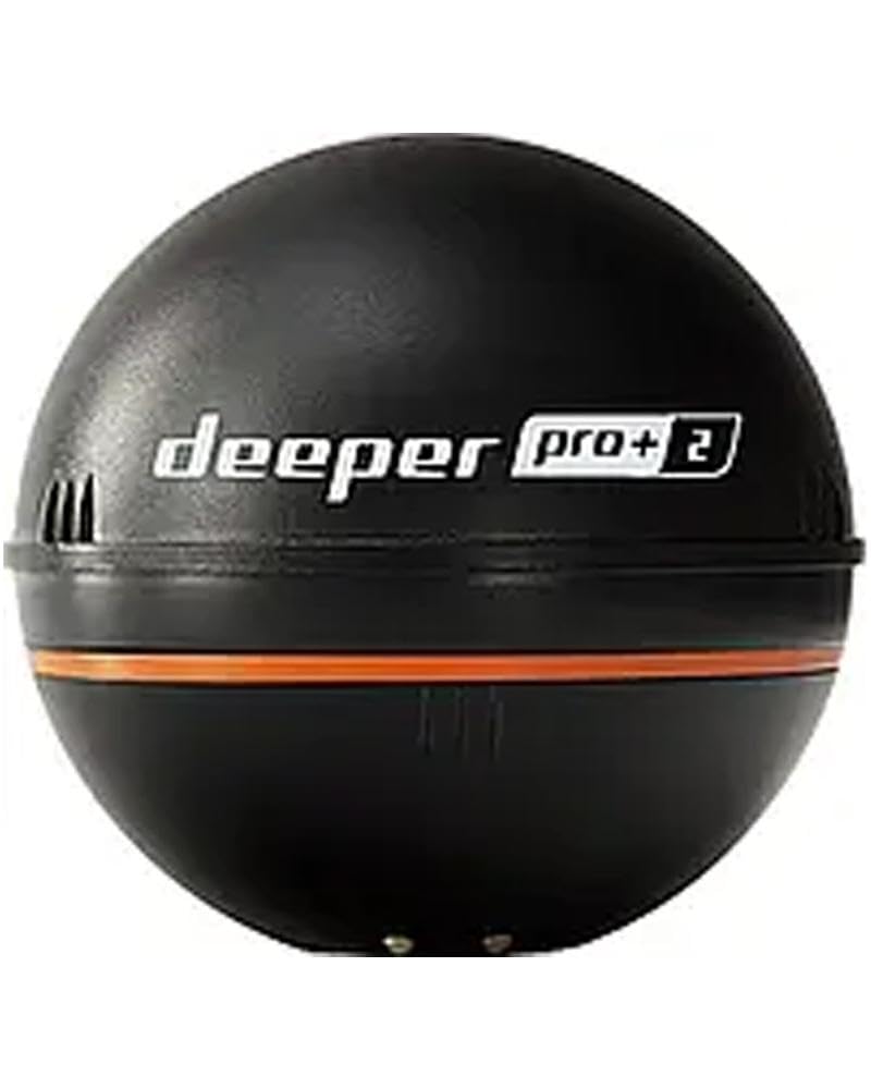 Deeper PRO+ 2 Sonar Fish Finder - Portable Fish Finder and Depth Finder For Kayaks, Boats and Ice Fishing with GPS Enabled | Castable Deeper Fish Finder with FREE User Friendly App