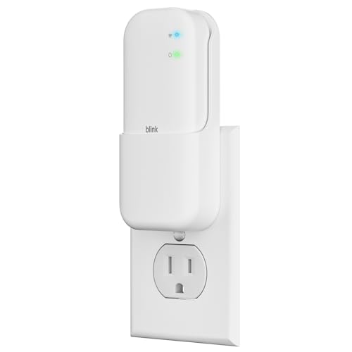 Outlet Wall Mount for Blink Sync Module Core, 2-in-1 Charging Station(Mount & Charger) - Space-Saving Bracket for Blink Security Camera, Easy Installation & Flexible Placement