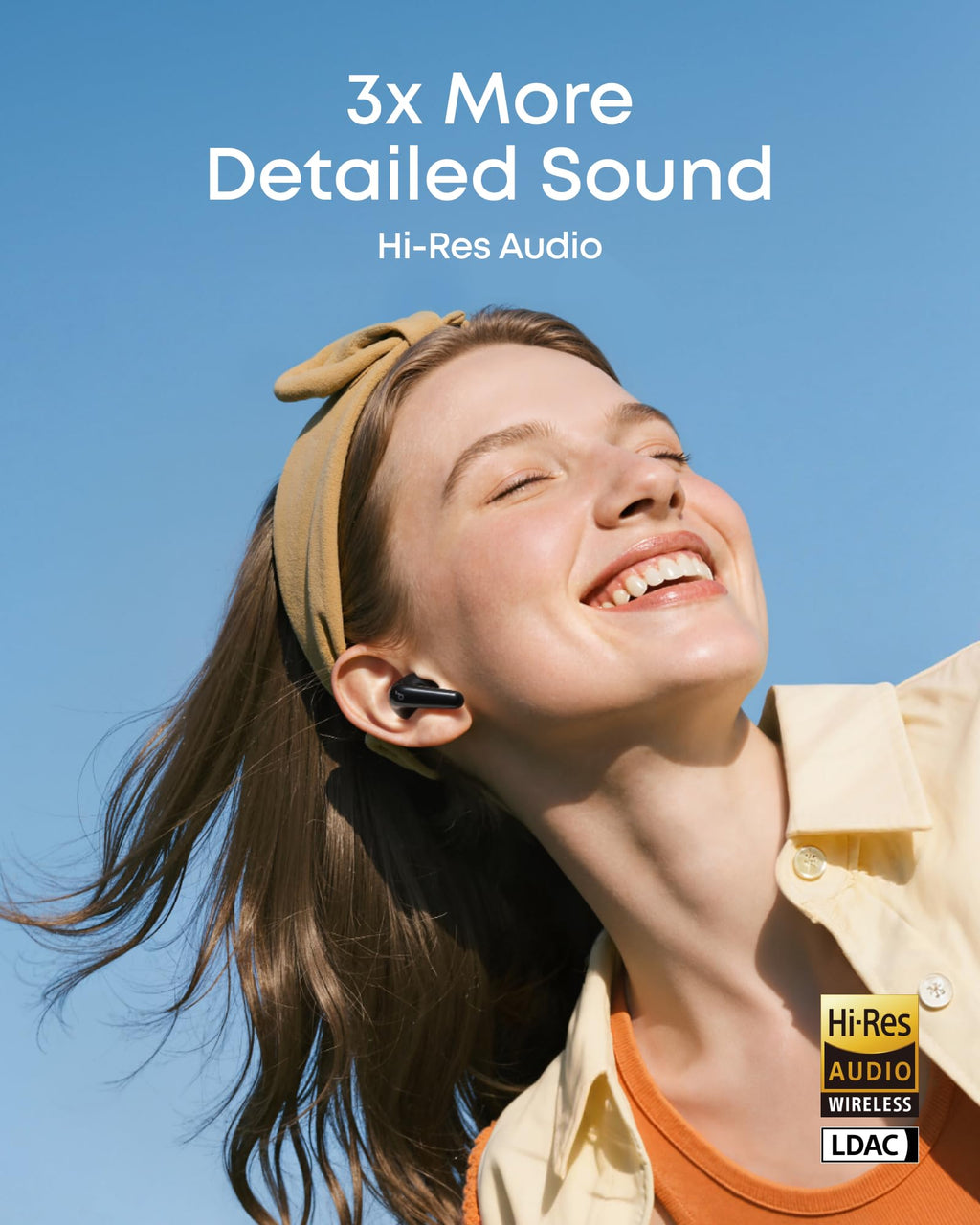 Soundcore P31i by Anker Translation Earbuds with Real-Time Adaptive ANC | Real-Time Adaptive Noise Cancelling, Hi-Res Sound, Translation Earbuds, 50H Playtime, Spatial Audio, Fast Charging, IP55