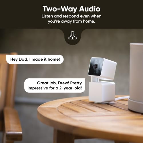 WYZE Cam Pan v3, Indoor/Outdoor Security Camera with 360° Pan/Tilt/Zoom | Vibrant Color Night Vision, IP65-rated, Pan Scan Auto Patrol, 2-way Audio and Privacy Mode, No subscription required.