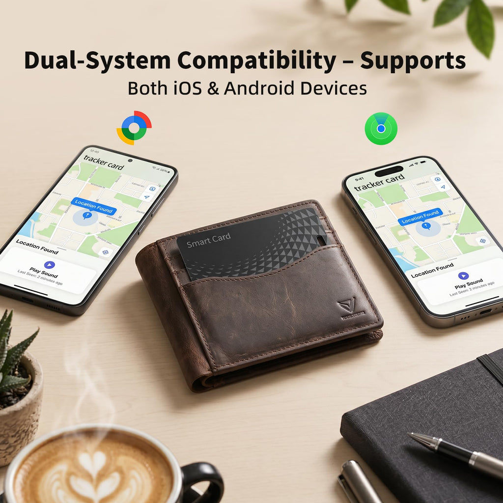 2026 Wallet Tracker Card Pro, Bluetooth Tracking Card (iOS & Android) | 0.05in Ultra Slim, 120dB Loud Alarm, Wireless Charging, Apple MFi Certified, Perfect for Wallet, Passport, Backpack