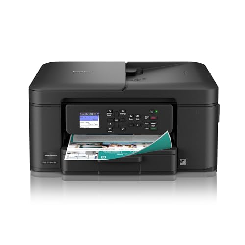 Brother Work Smart 1360 Wireless Color Inkjet All-in-One Print, Scan, Copy | Best-for-home, duplex printing, auto document feeder, mobile printing, 1.8” display, works with Alexa