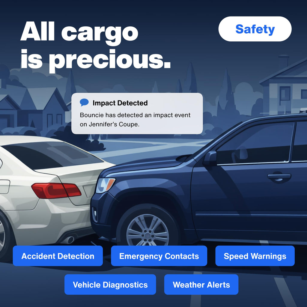 Bouncie GPS Tracker for Vehicles with Real-Time Location | Route History, Speed Monitoring, Driving Insights, Geo-Fence, & Accident Notifications. No Contracts. Cancel Anytime.