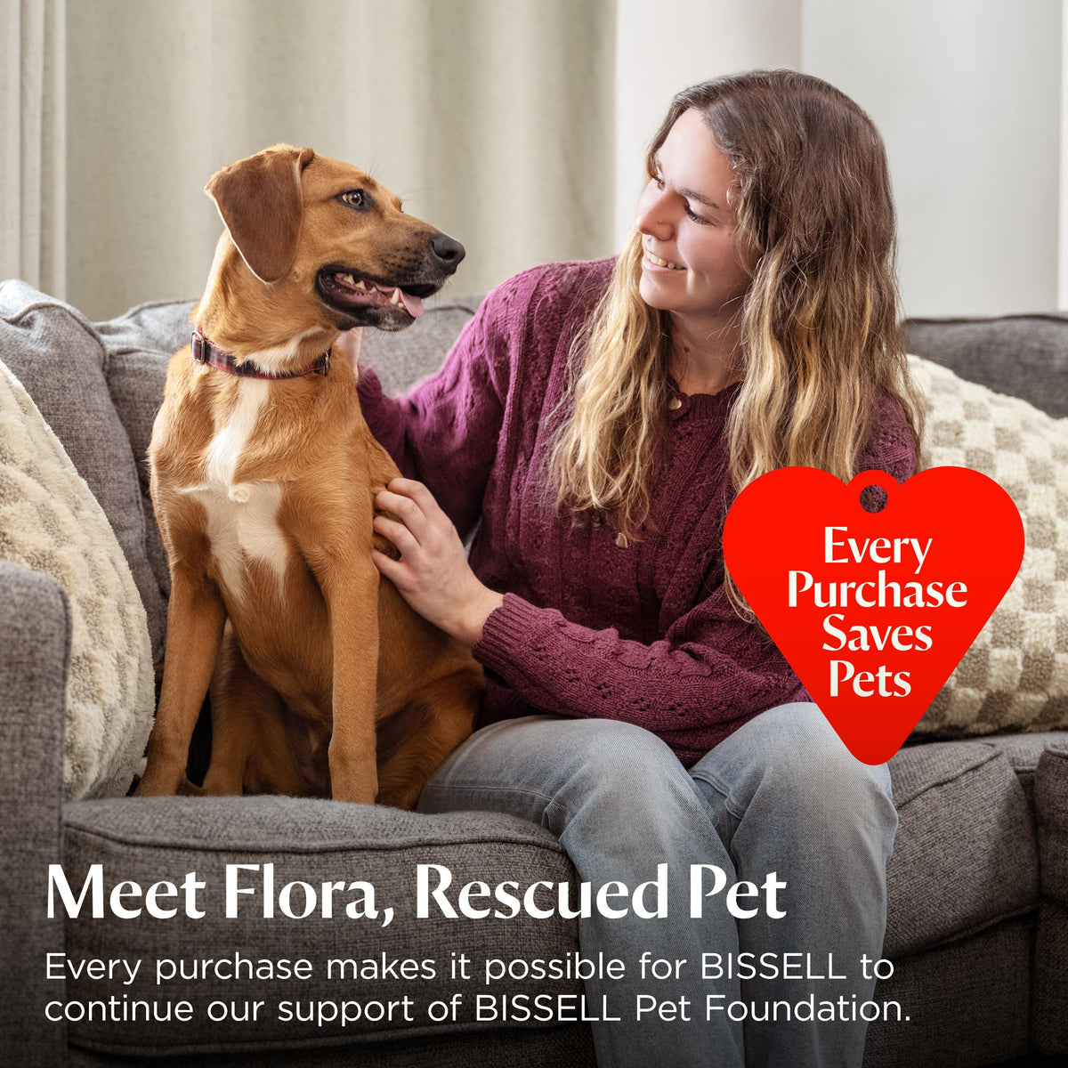 Bissell PowerClean FurFinder Corded Stick Vacuum, HEPA, 4282K | 30-foot power cord; self-standing design; bright headlights; tangle-free brush for pet hair pickup