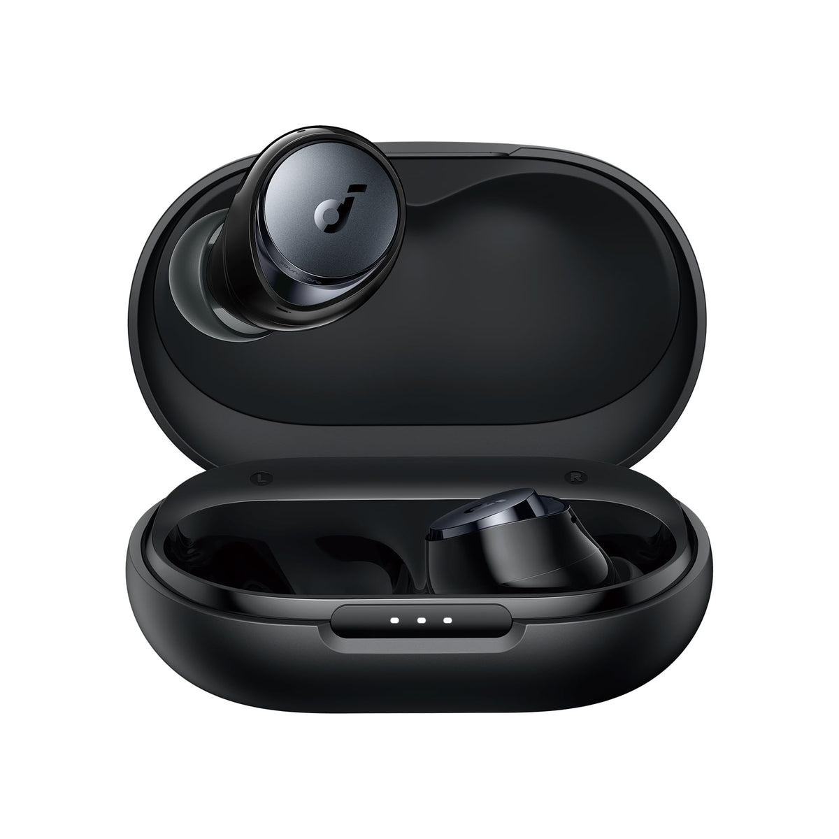 Soundcore by Anker Space A40 Adaptive Active Noise Cancelling Earbuds | Reduce Noise by Up to 98%, Ultra Long 50H Playtime, 10H Single Playtime, Hi-Res Sound, Comfortable Fit, Wireless Charge