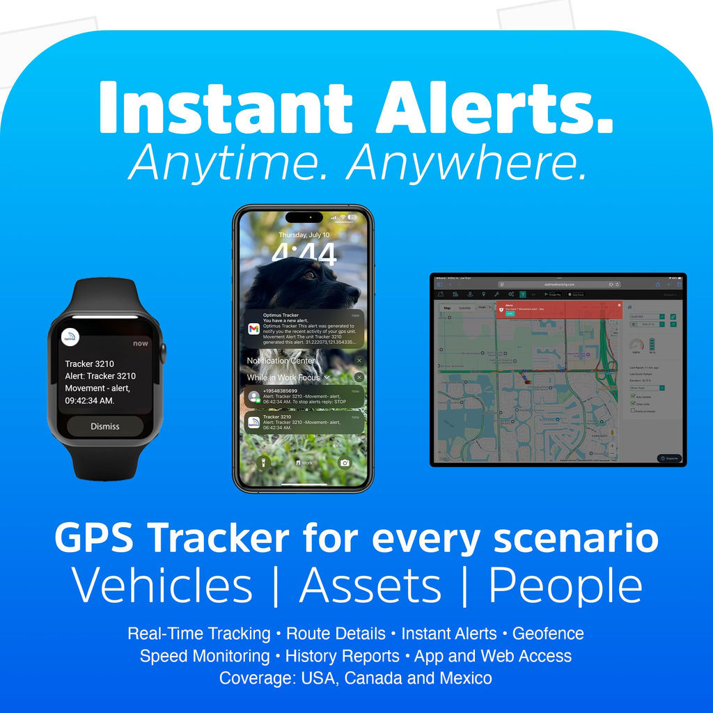 Optimus 3.0 GPS Tracker Bundle - Vehicle & Asset Tracking - 1+ Mo Battery | Up to 2 Months Battery with Heavy Duty Waterproof Case and Powerful Magnets included perfect for Vehicles and Assets