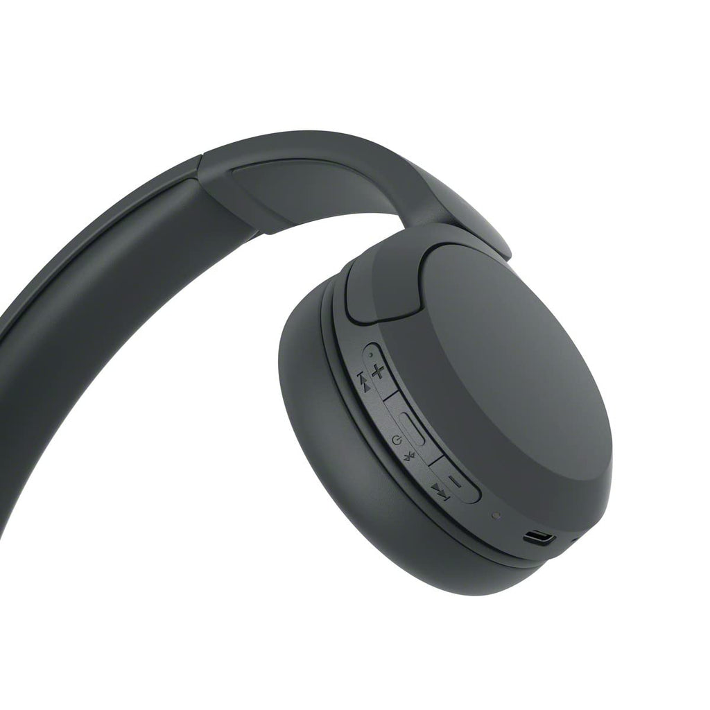 Sony WH-CH520 Wireless On-Ear Bluetooth Headphones with Microphone, Black | Comfortable Lightweight Design, Up to 50 Hrs Battery with Quick Charging, Multipoint Connection, Clear Calls, Swivel design