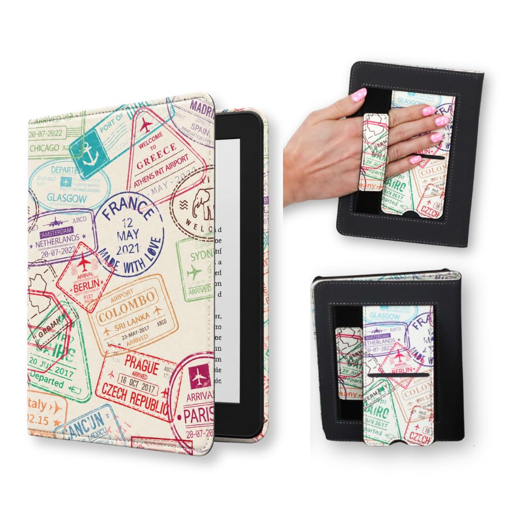 Lash Next Door Airplane Mode Kindle Basic Case with Stand & Hand Strap