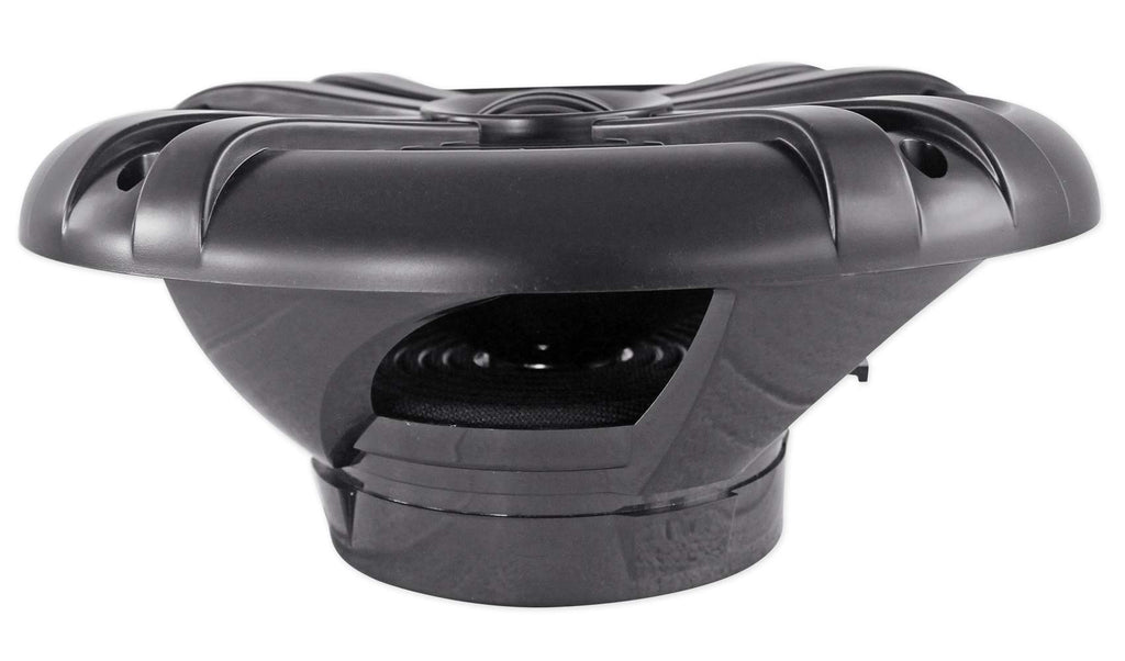 Rockville RMSTS69B 6" x 9" Black Waterproof Marine Boat Speakers, Pair | 1000W Peak/250W RMS, CEA Compliant, Swivel Tweeter, UV Treated, Stainless Steel Terminals, Includes Speaker Wire & Hardware
