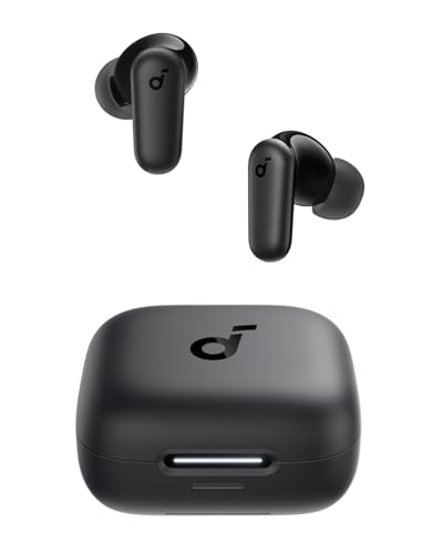 Soundcore P30i by Anker Noise Cancelling Earbuds, Hands-Free Viewing | Strong and Smart Noise Cancelling, Powerful Bass, 45H Playtime, 2-in-1 Case and Phone Stand, IP54, Bluetooth 5.4